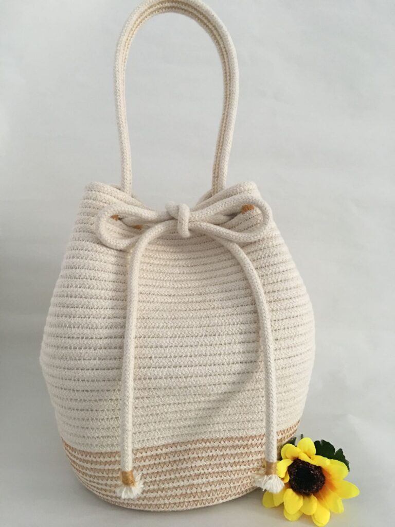 Dây se cotton 10mm làm dây đeo balo, tay xách túi canvas