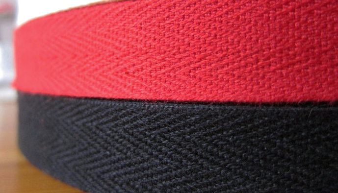 dây twill 20mm mỏng poly nhiều màu